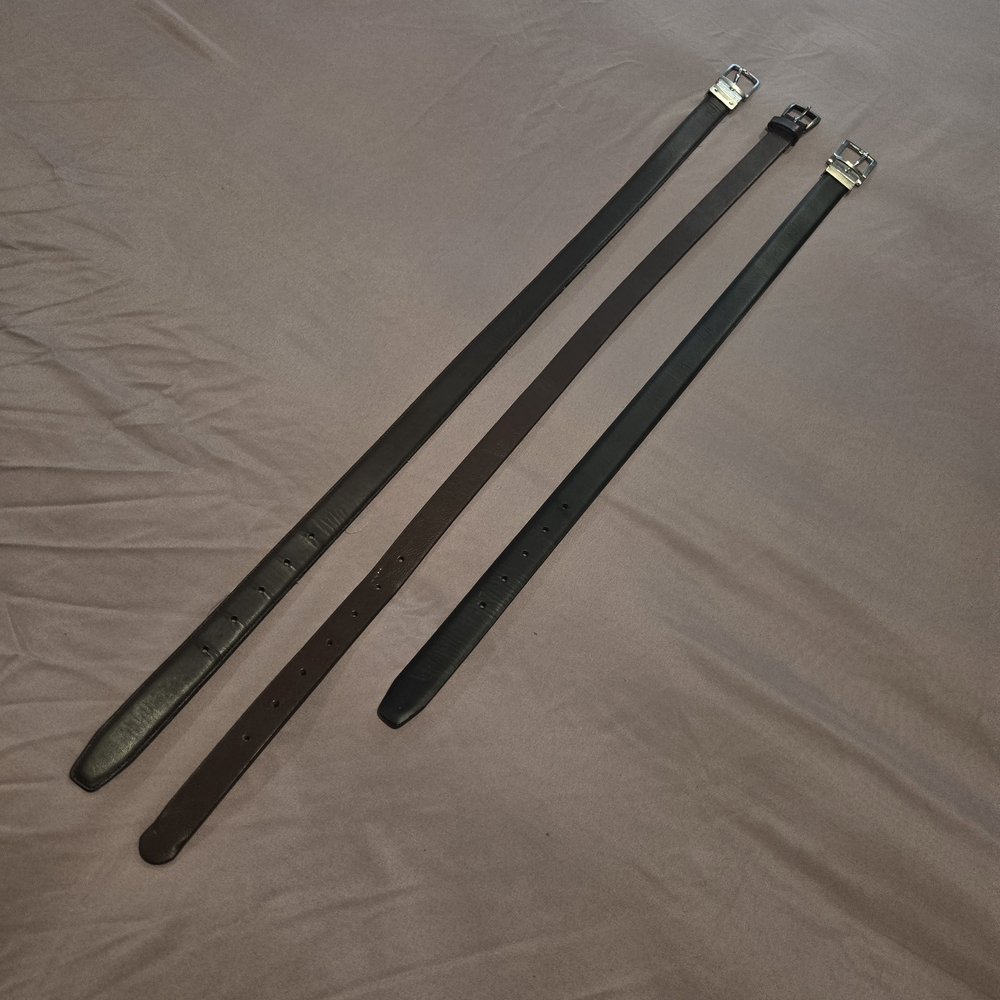 Set of Three Leather Belts